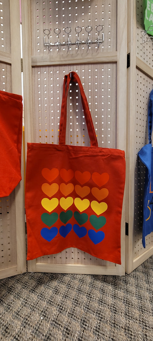 rainbow hearts pattern | DTF TRANSFER | READY-TO-PRESS