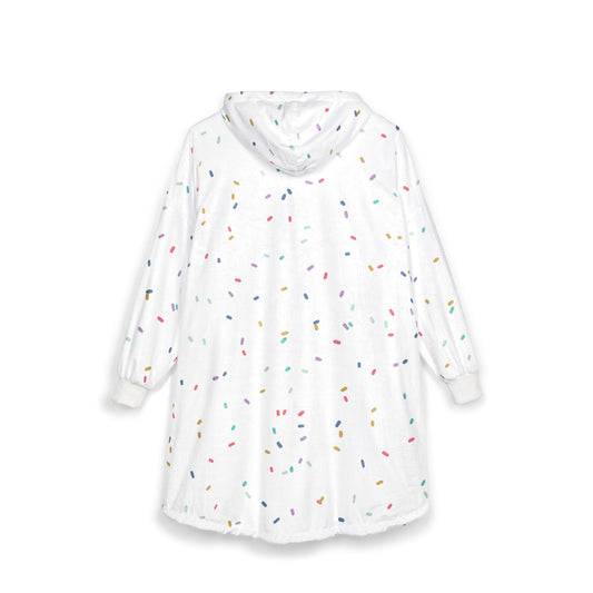 Cozy Confetti Unisex Hooded Blanket