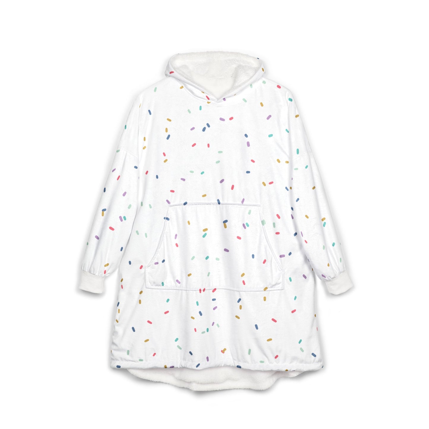 Cozy Confetti Unisex Hooded Blanket