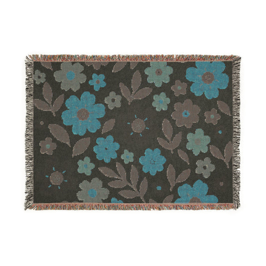 Floral Woven Blanket