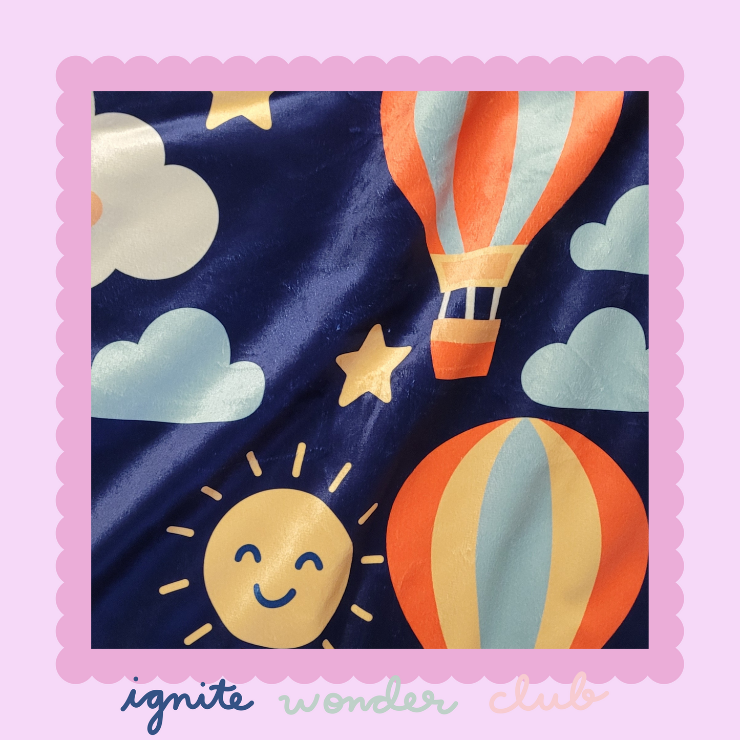 Take to the Skies Sherpa blanket