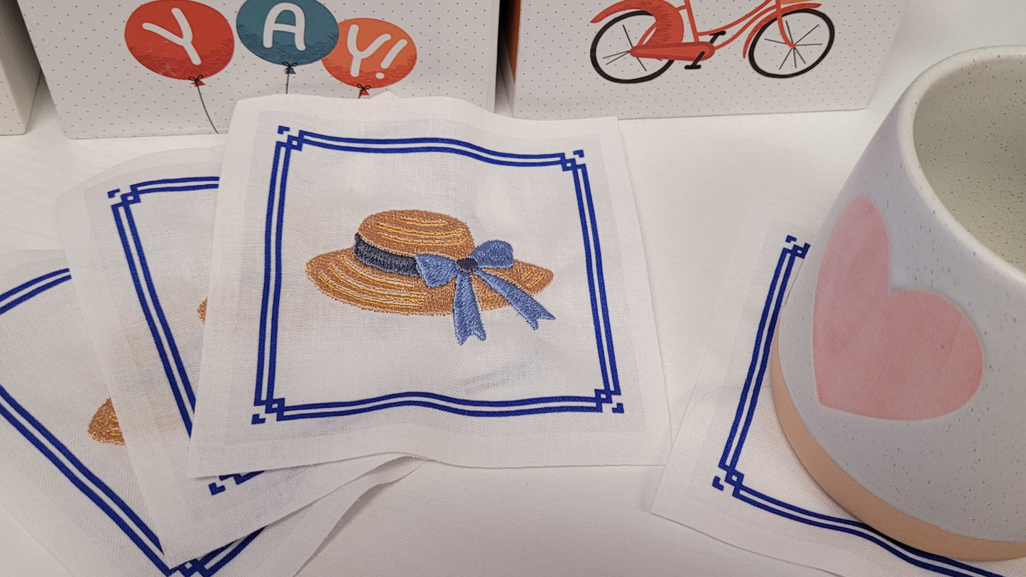 sunny grace hat | EMBROIDERY FILE FOR 4x4 HOOP | DIGITAL DOWNLOAD FOR MACHINE EMBROIDERY
