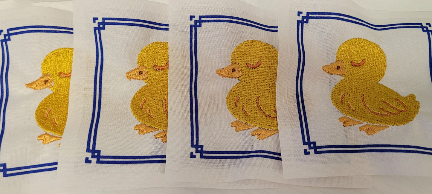 sleepy duckling | EMBROIDERY FILE FOR 4x4 HOOP | DIGITAL DOWNLOAD FOR MACHINE EMBROIDERY