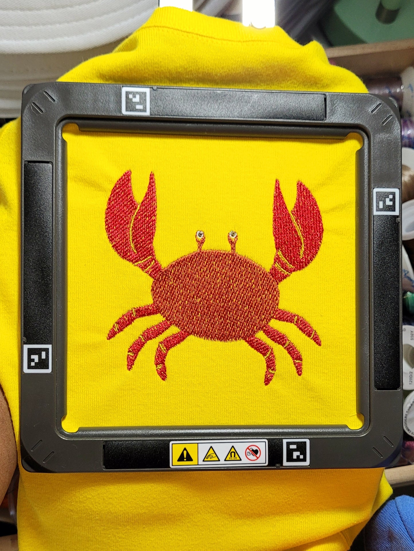 crabulous catch | EMBROIDERY FILE FOR 4x4 HOOP | DIGITAL DOWNLOAD FOR MACHINE EMBROIDERY