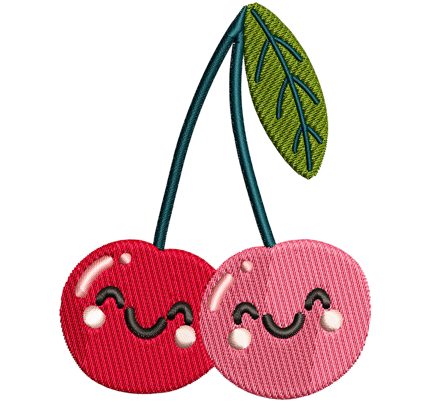 cherry sweethearts | EMBROIDERY FILE FOR 4x4 HOOP | DIGITAL DOWNLOAD FOR MACHINE EMBROIDERY