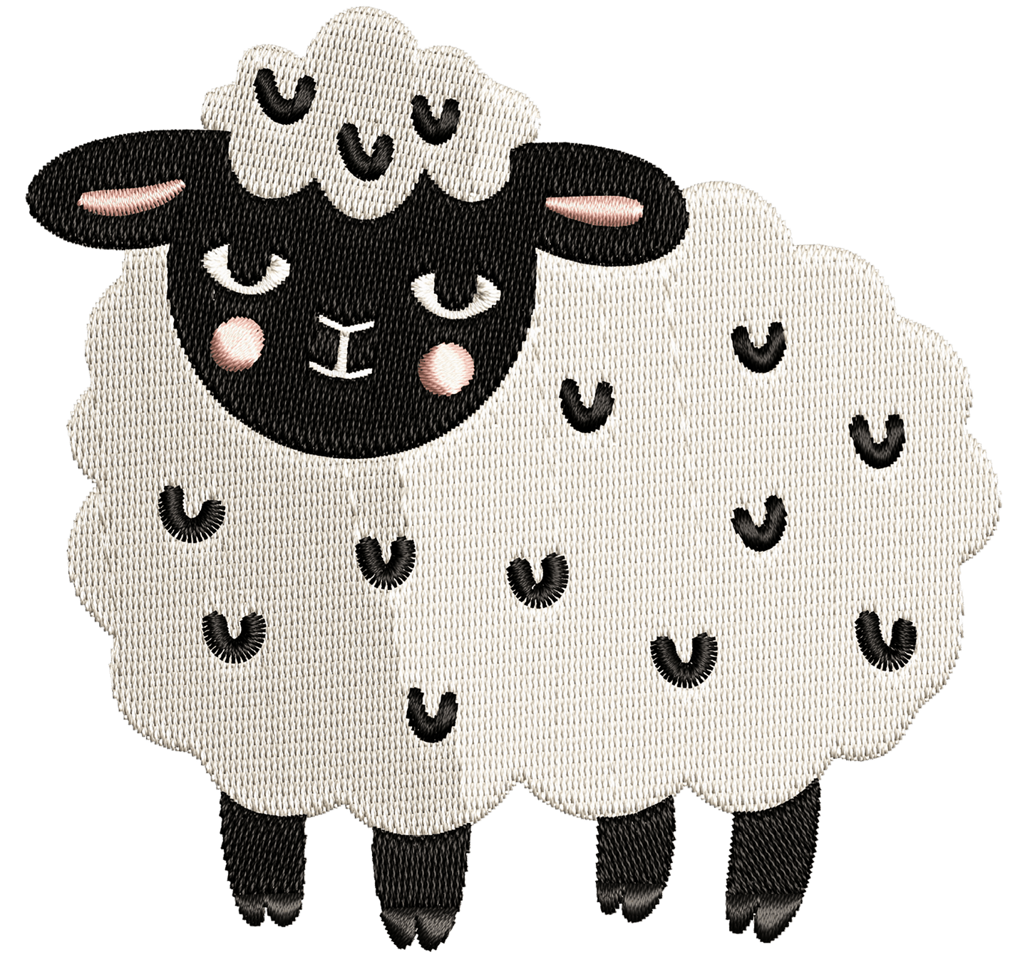 adorable sheep | EMBROIDERY FILE FOR 4x4 HOOP | DIGITAL DOWNLOAD FOR MACHINE EMBROIDERY - Ignite Wonder Club