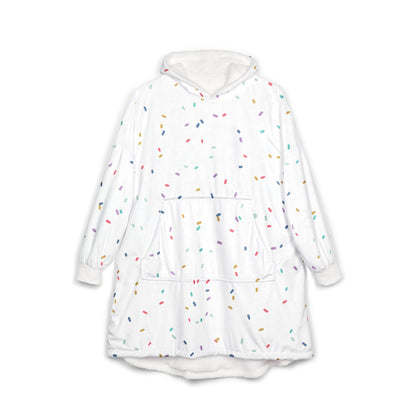 Cozy Confetti Unisex Hooded Blanket