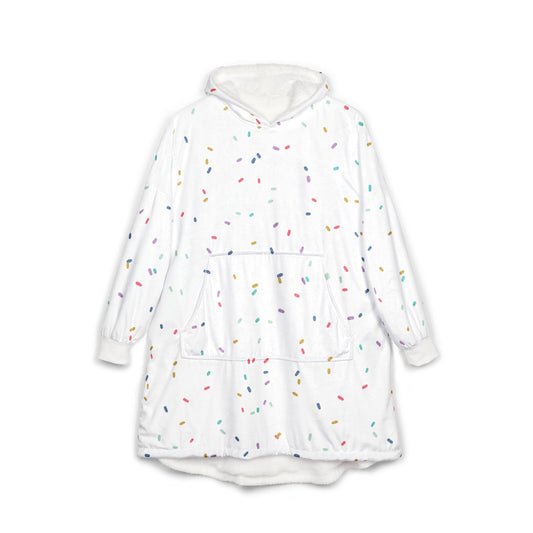 Cozy Confetti Unisex Hooded Blanket