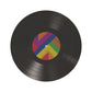 Vinyl Record Round Rug