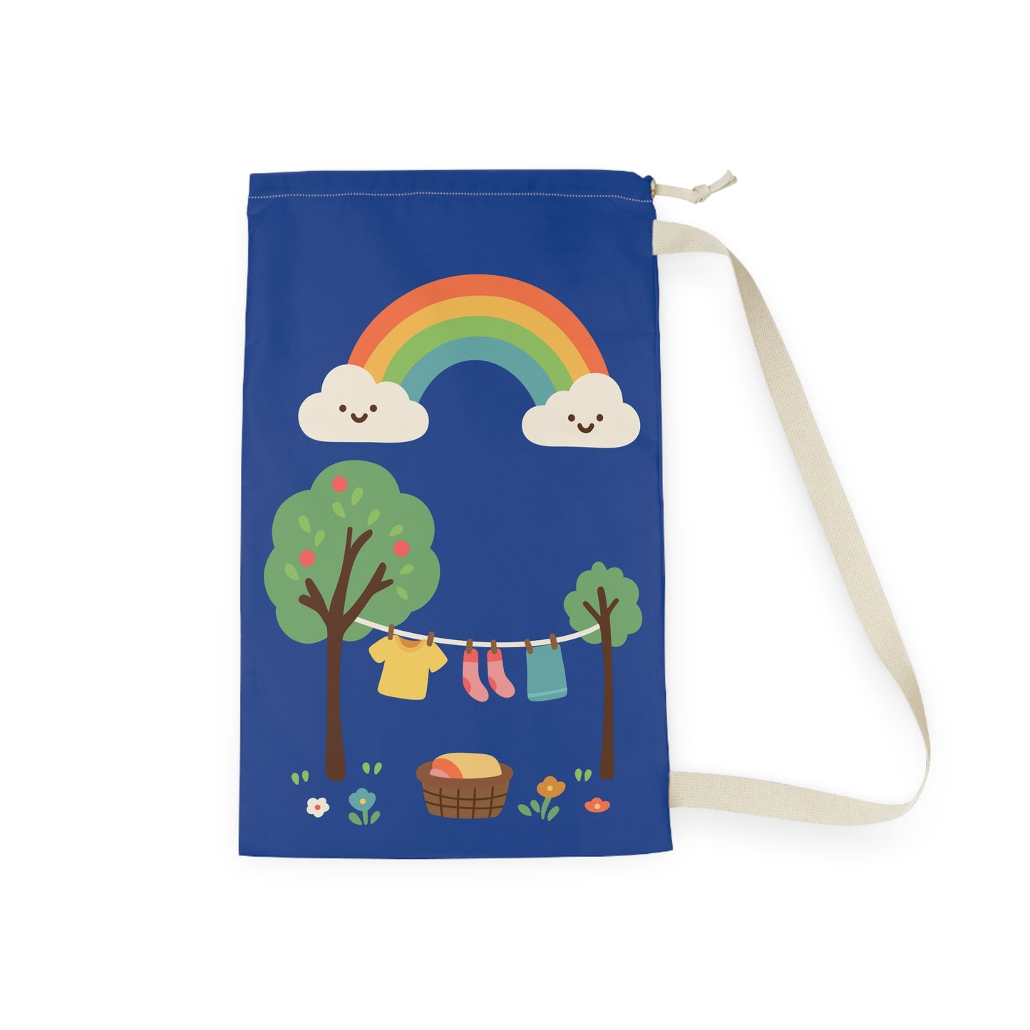 Playful Rainbow Laundry Day Bag