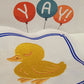 sleepy duckling | EMBROIDERY FILE FOR 4x4 HOOP | DIGITAL DOWNLOAD FOR MACHINE EMBROIDERY