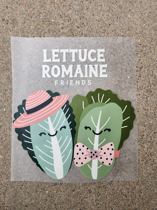 lettuce romaine friends | DTF TRANSFER | READY-TO-PRESS