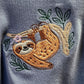 sloth | EMBROIDERY FILE FOR 4x4 HOOP | DIGITAL DOWNLOAD FOR MACHINE EMBROIDERY