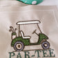 golf cart par-tee | *2 SIZES* EMBROIDERY FILE FOR 3x3 & 4x4 HOOP | DIGITAL DOWNLOAD FOR MACHINE EMBROIDERY