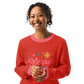 Merry & Bright Knitted Crew Neck Sweater