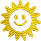 happy ray | EMBROIDERY FILE FOR 4x4 HOOP | DIGITAL DOWNLOAD FOR MACHINE EMBROIDERY