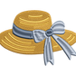 sunny grace hat | EMBROIDERY FILE FOR 4x4 HOOP | DIGITAL DOWNLOAD FOR MACHINE EMBROIDERY