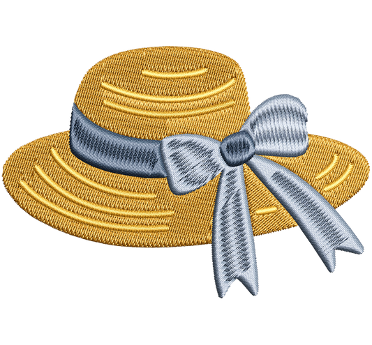 sunny grace hat | EMBROIDERY FILE FOR 4x4 HOOP | DIGITAL DOWNLOAD FOR MACHINE EMBROIDERY