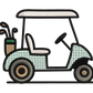 golf cart par-tee | *2 SIZES* EMBROIDERY FILE FOR 3x3 & 4x4 HOOP | DIGITAL DOWNLOAD FOR MACHINE EMBROIDERY