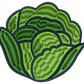lettuce patch | EMBROIDERY FILE FOR 4x4 HOOP | DIGITAL DOWNLOAD FOR MACHINE EMBROIDERY