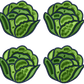 lettuce patch minis  | EMBROIDERY FILE FOR 4x4 HOOP | DIGITAL DOWNLOAD FOR MACHINE EMBROIDERY