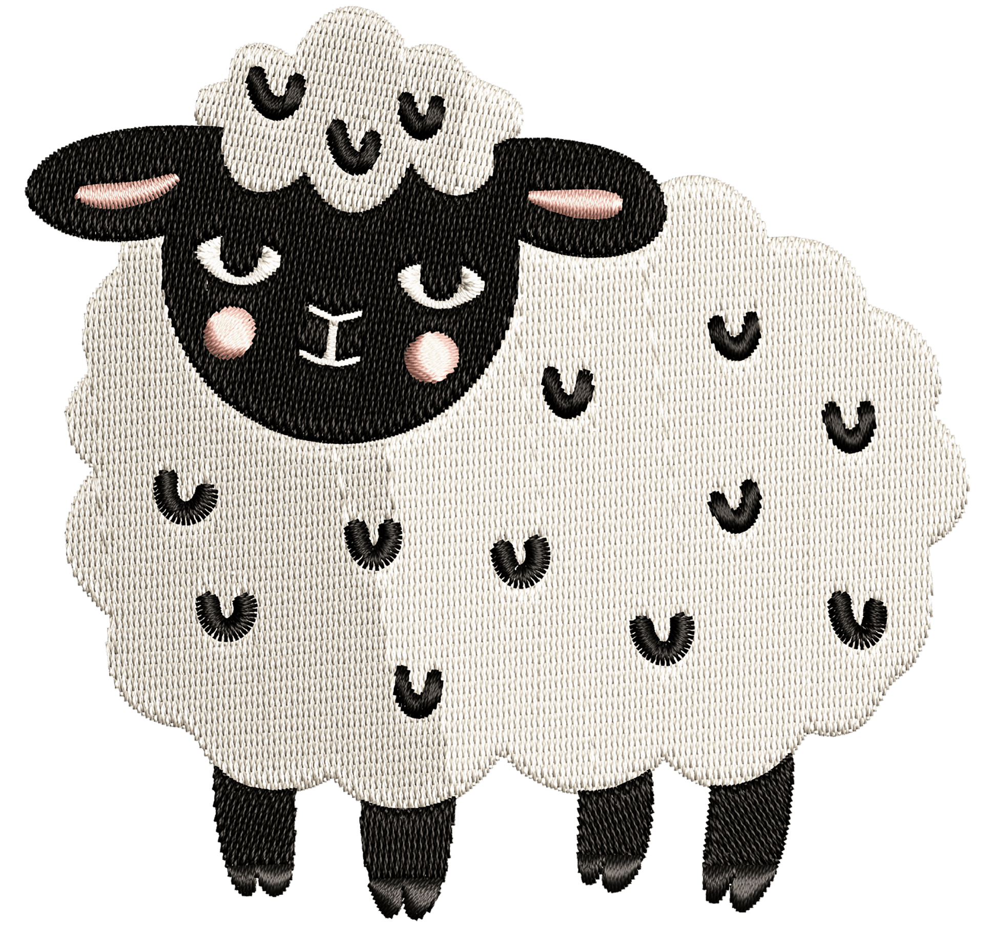 adorable sheep | EMBROIDERY FILE FOR 4x4 HOOP | DIGITAL DOWNLOAD FOR MACHINE EMBROIDERY - Ignite Wonder Club