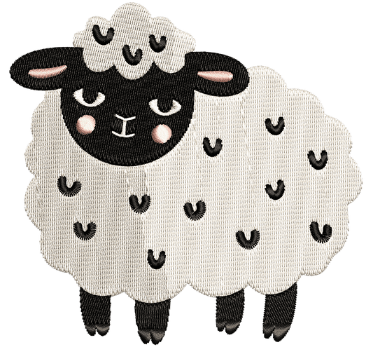 adorable sheep | EMBROIDERY FILE FOR 4x4 HOOP | DIGITAL DOWNLOAD FOR MACHINE EMBROIDERY - Ignite Wonder Club