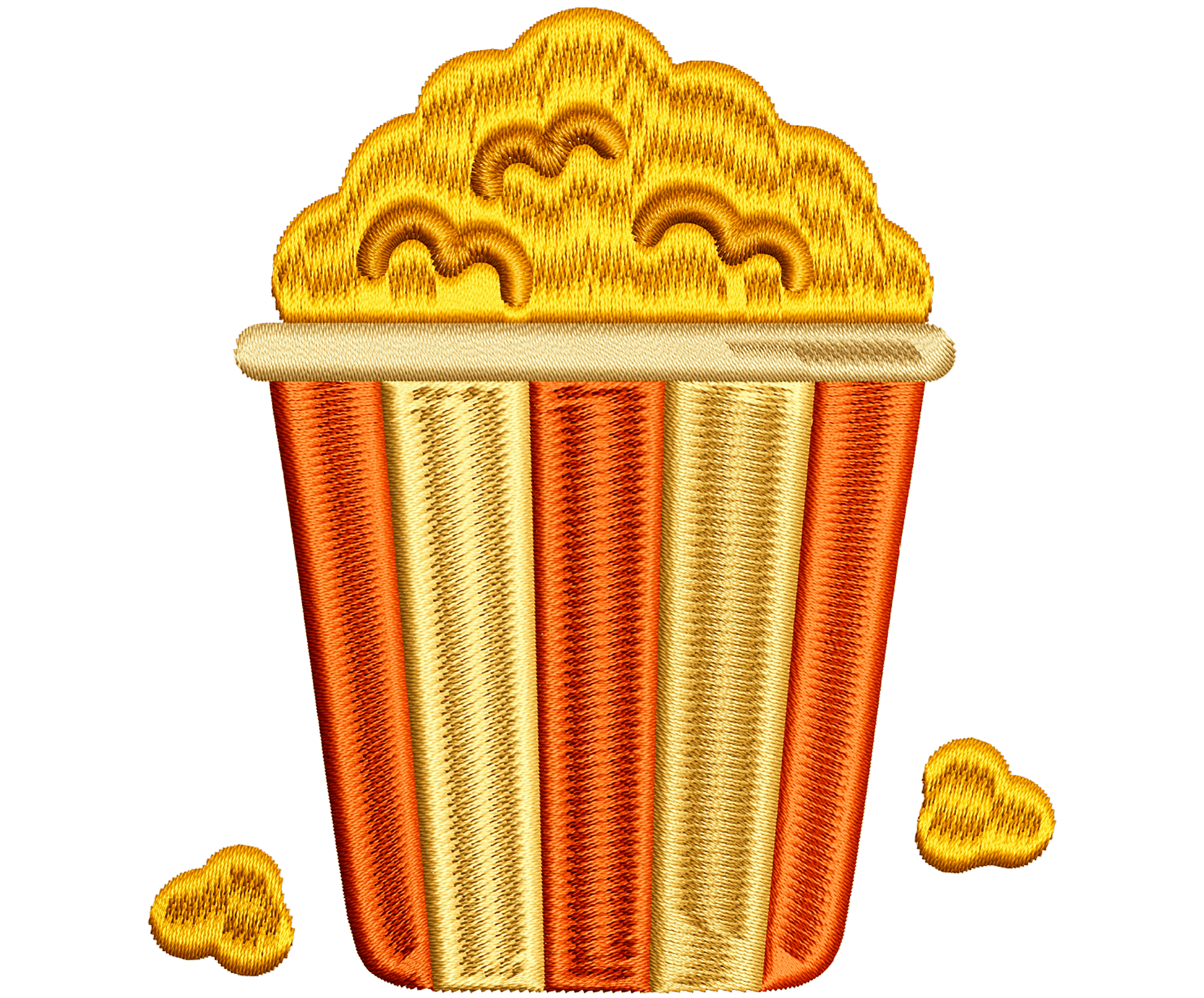 popcorn bucket | EMBROIDERY FILE FOR 4x4 HOOP | DIGITAL DOWNLOAD FOR MACHINE EMBROIDERY - Ignite Wonder Club