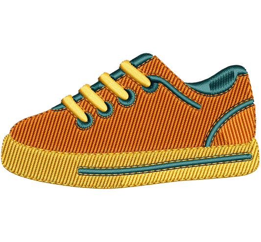 zippy treads sneaker | EMBROIDERY FILE FOR 4x4 HOOP | DIGITAL DOWNLOAD FOR MACHINE EMBROIDERY - Ignite Wonder Club